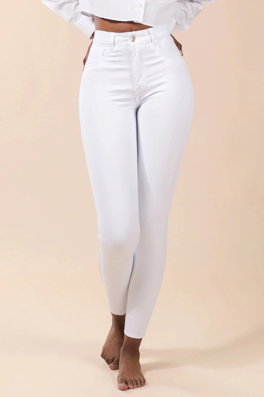 Skinny Jeans Blancos