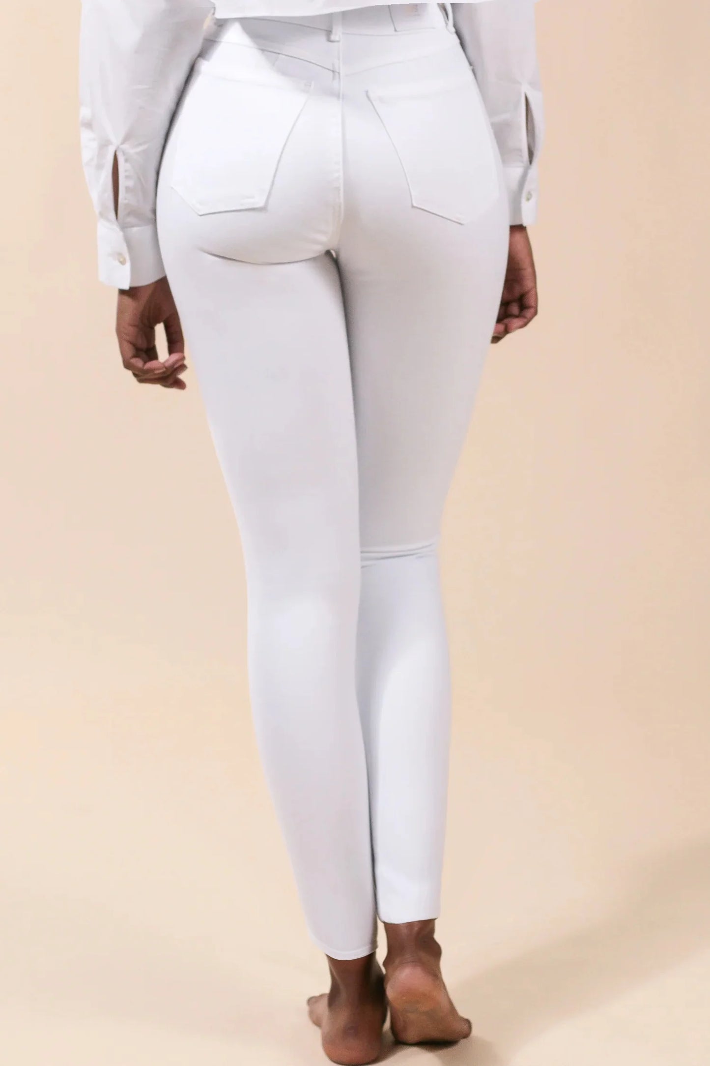 Skinny Jeans Blancos