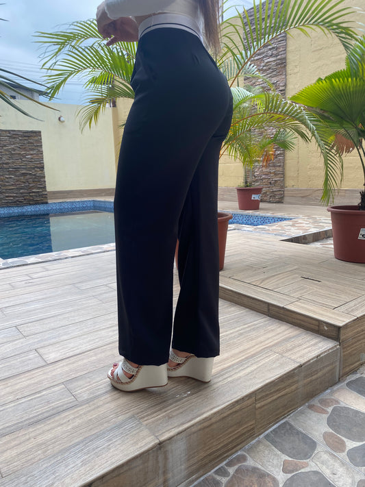 Pantalón pretina invertida
